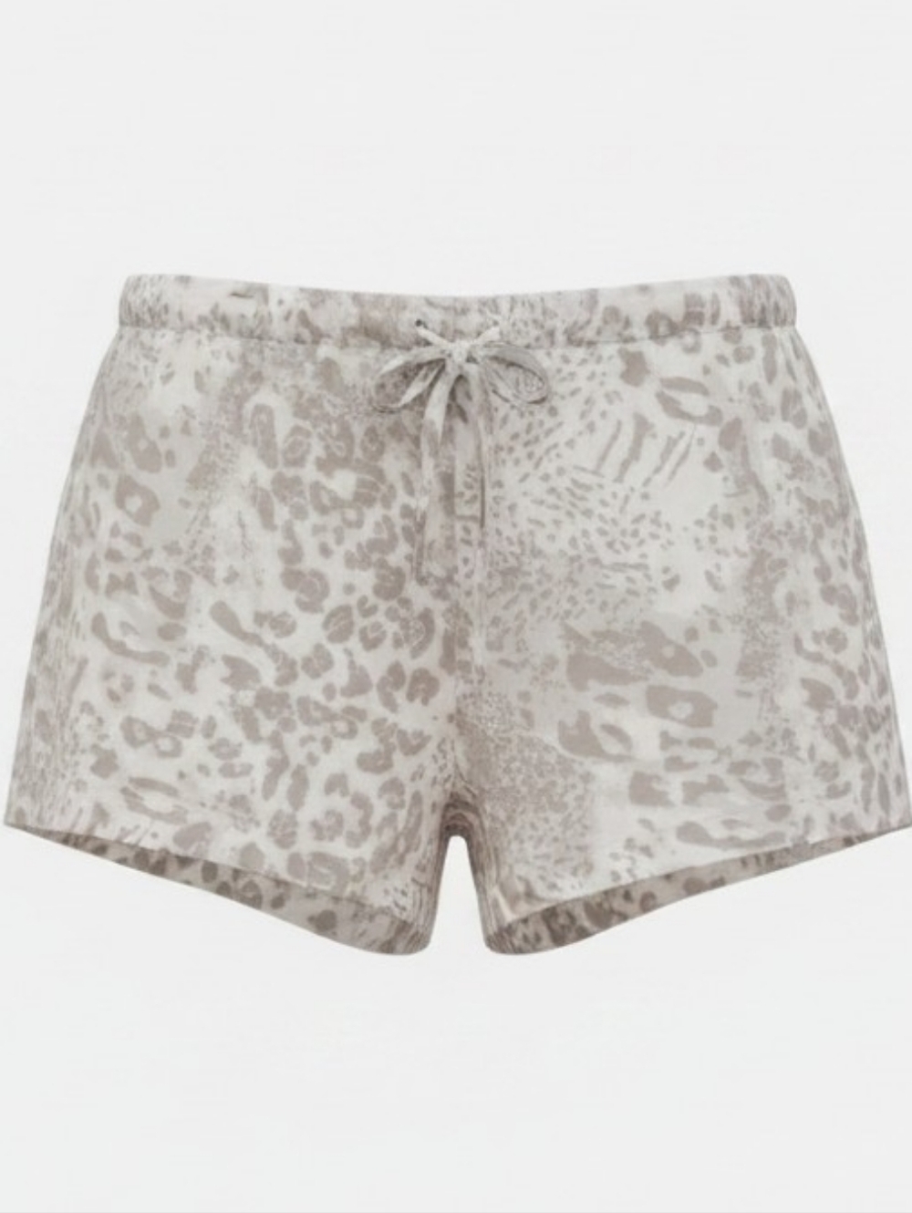 Women's Neutral Animal Print Lounge Shorts
